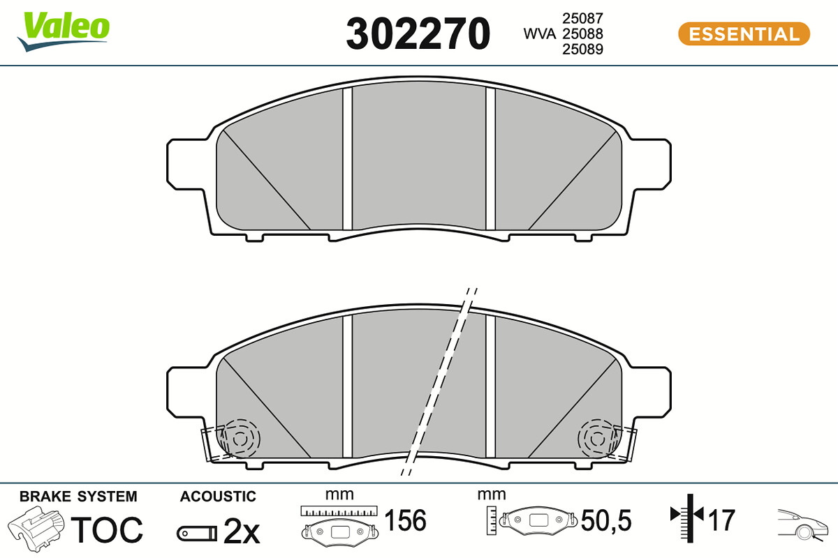 BRAKE PADS FIRST NISS QASHQAI 09.08